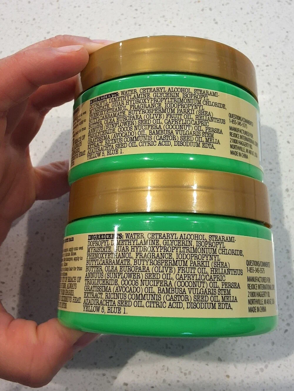 Spa Luxury Bamboo Fiber Hair Masks, Restores & Thickens, Bundle Of 2, 6 oz.